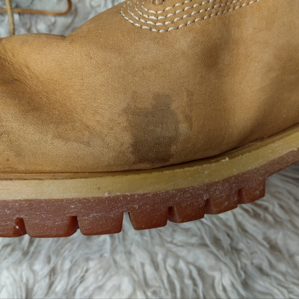Vintage Timberland Leather Lace Up Waterproof Boot Size 13W